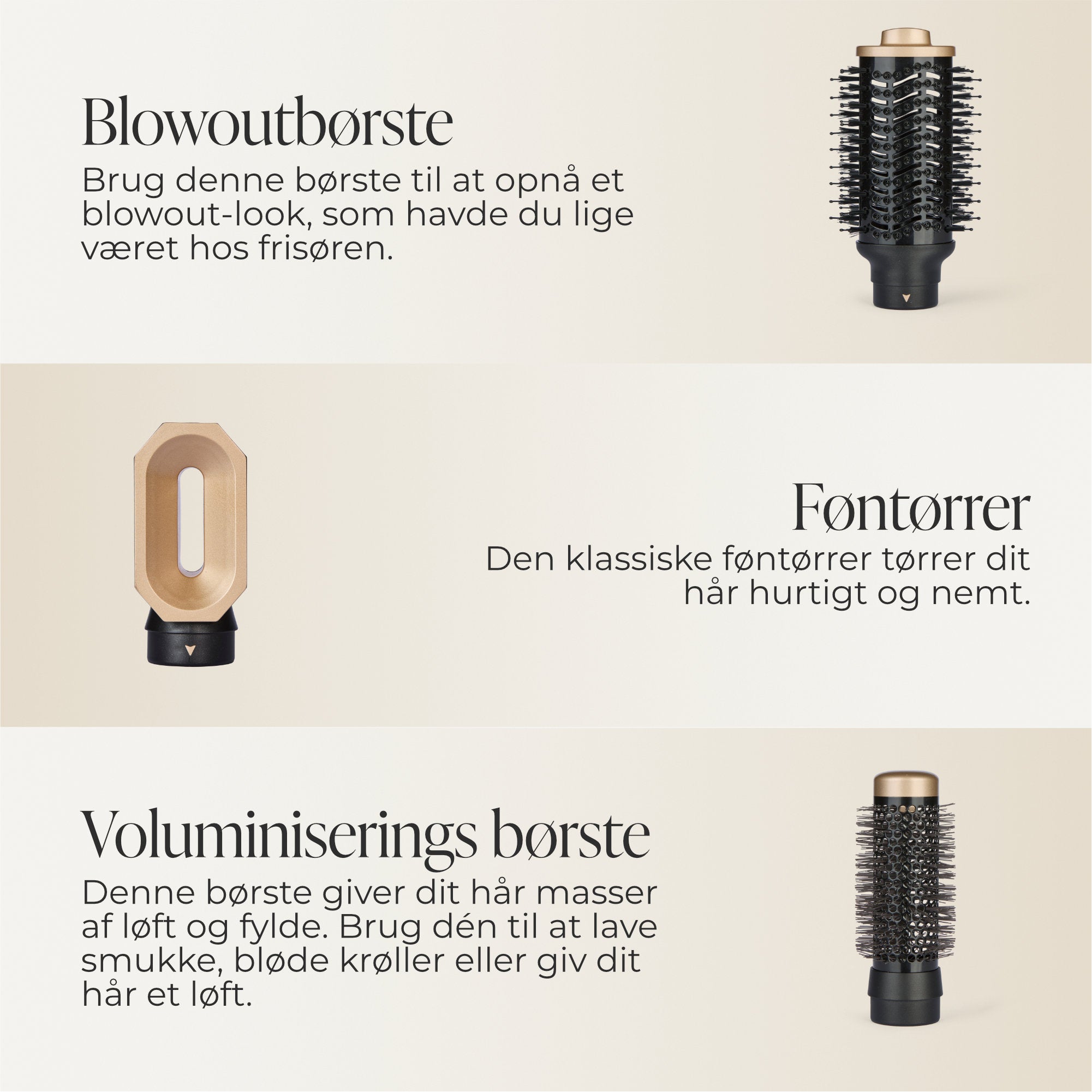 Comforth AeroStyler™ - 6-i-1-Hårtørrer