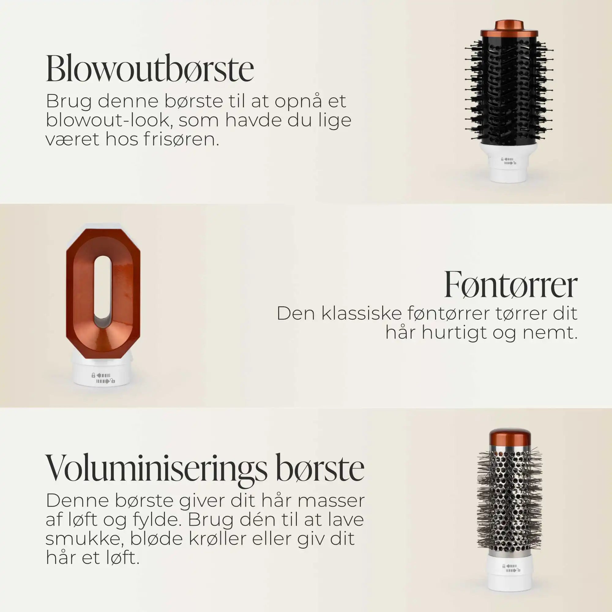Comforth AirPro™ - 6-i-1 Hårtørrer