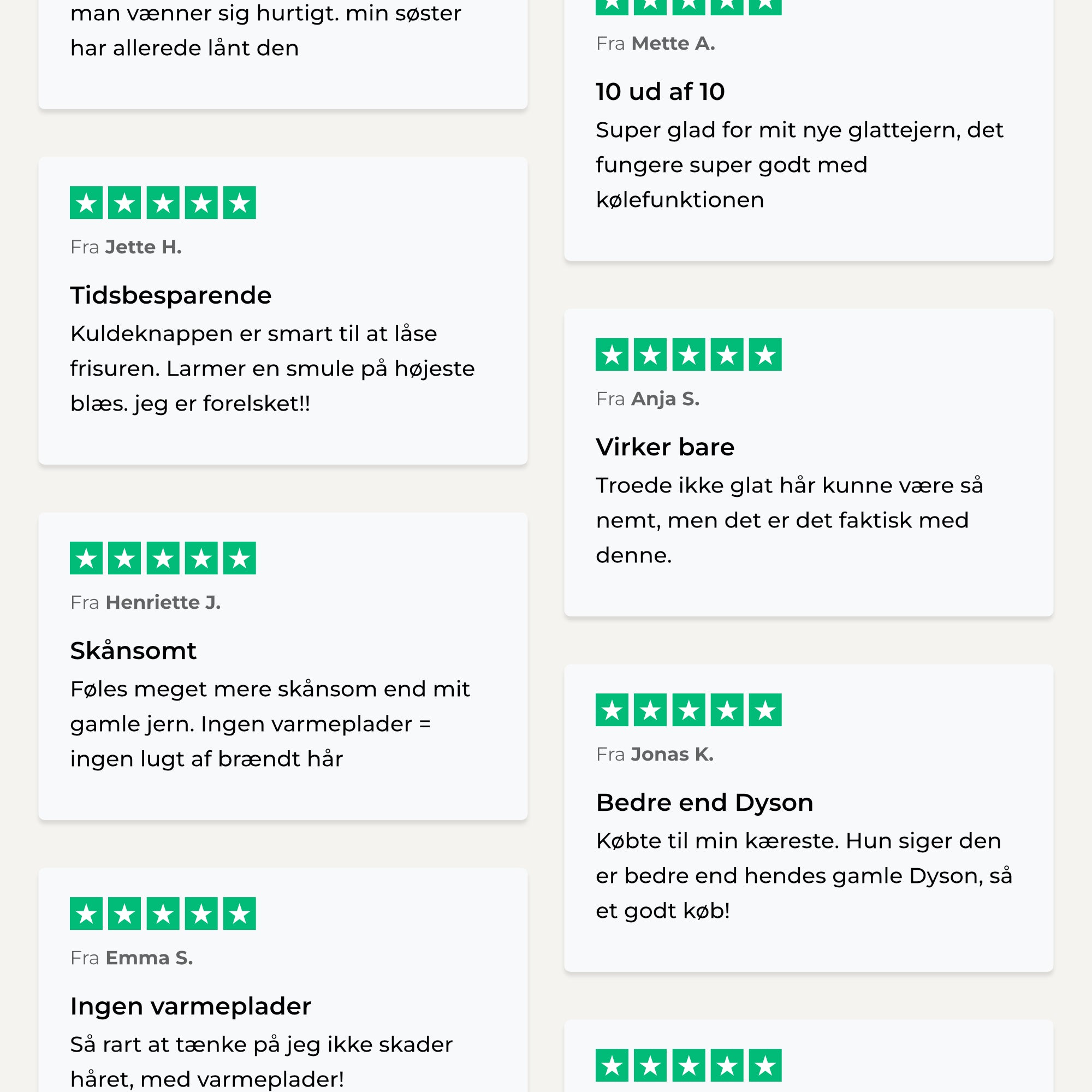 Comforth AeroStraight™ - Luftglattejern