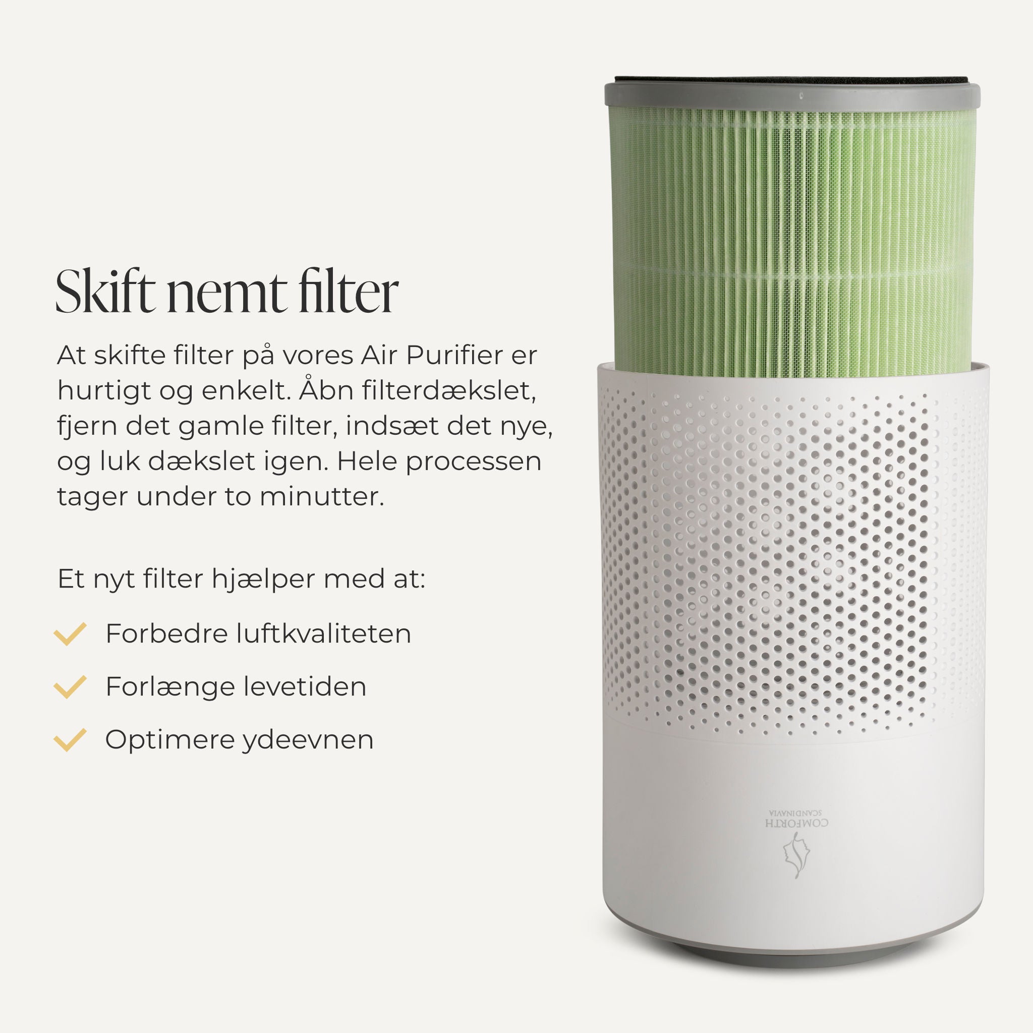 Comforth Air Purifier Luftrenser