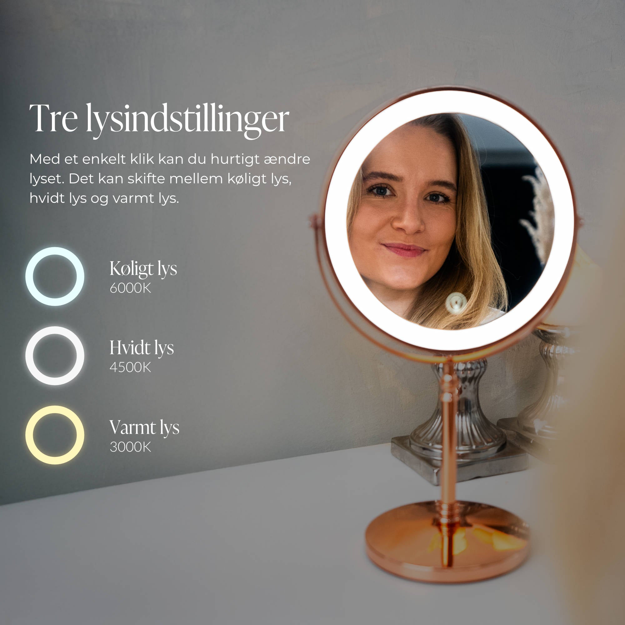 Comforth Makeup Mirror - Spejl med makeuplys