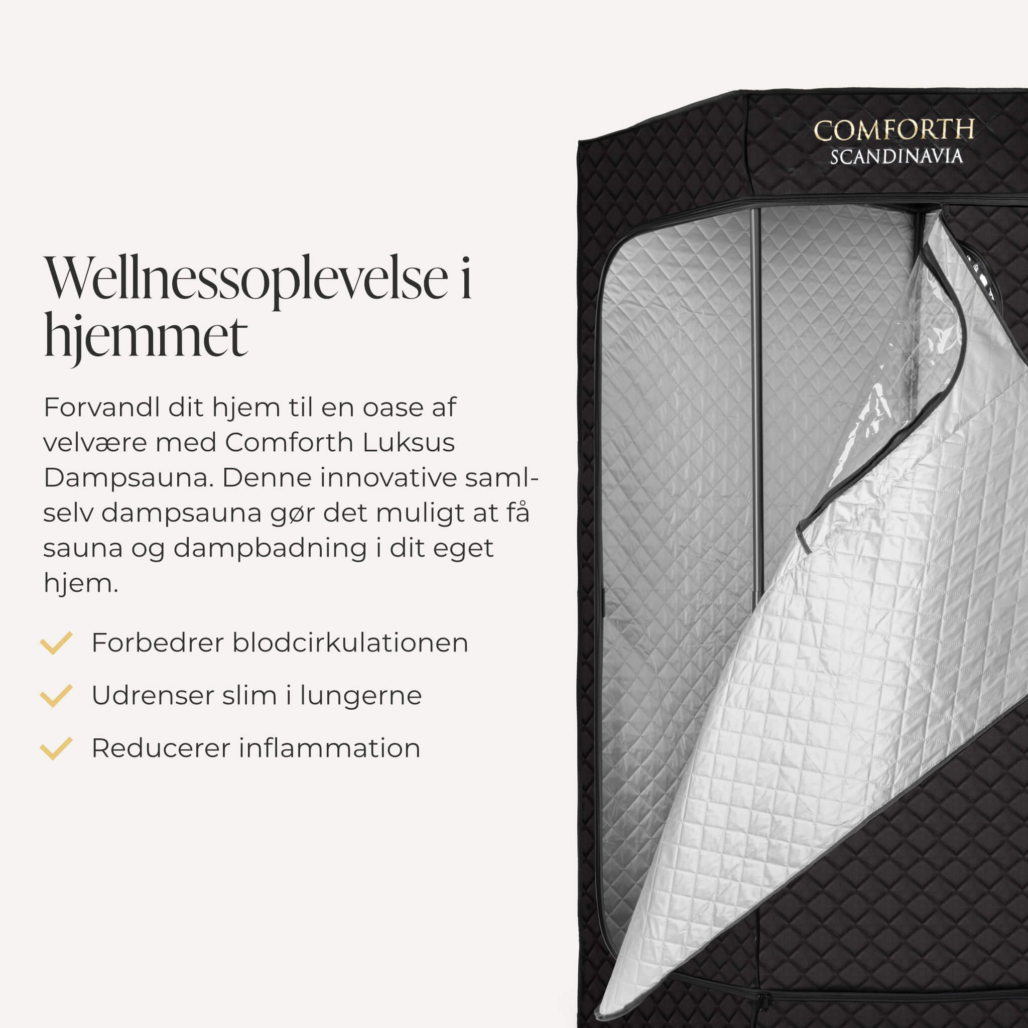 Comforth Luksus Dampsauna
