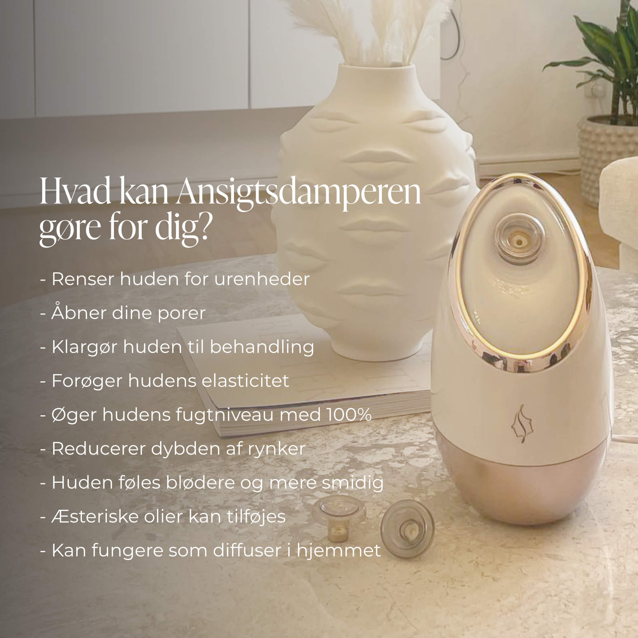 OUTLET: Comforth Nano-Ionisk Ansigtsdamper