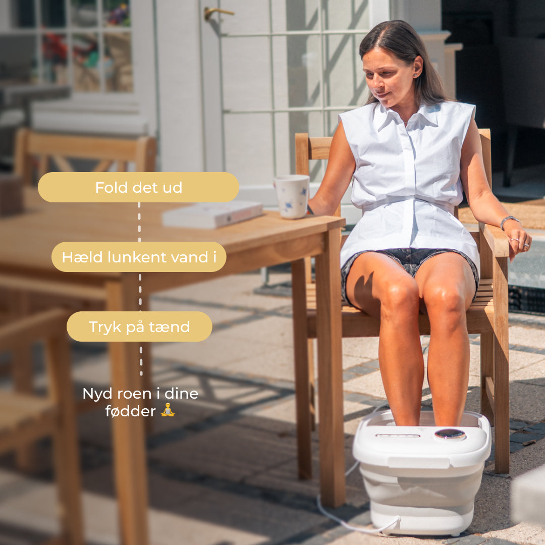 Comforth FootSpa Pro - Fodbad m. rødt lys, varme & massage