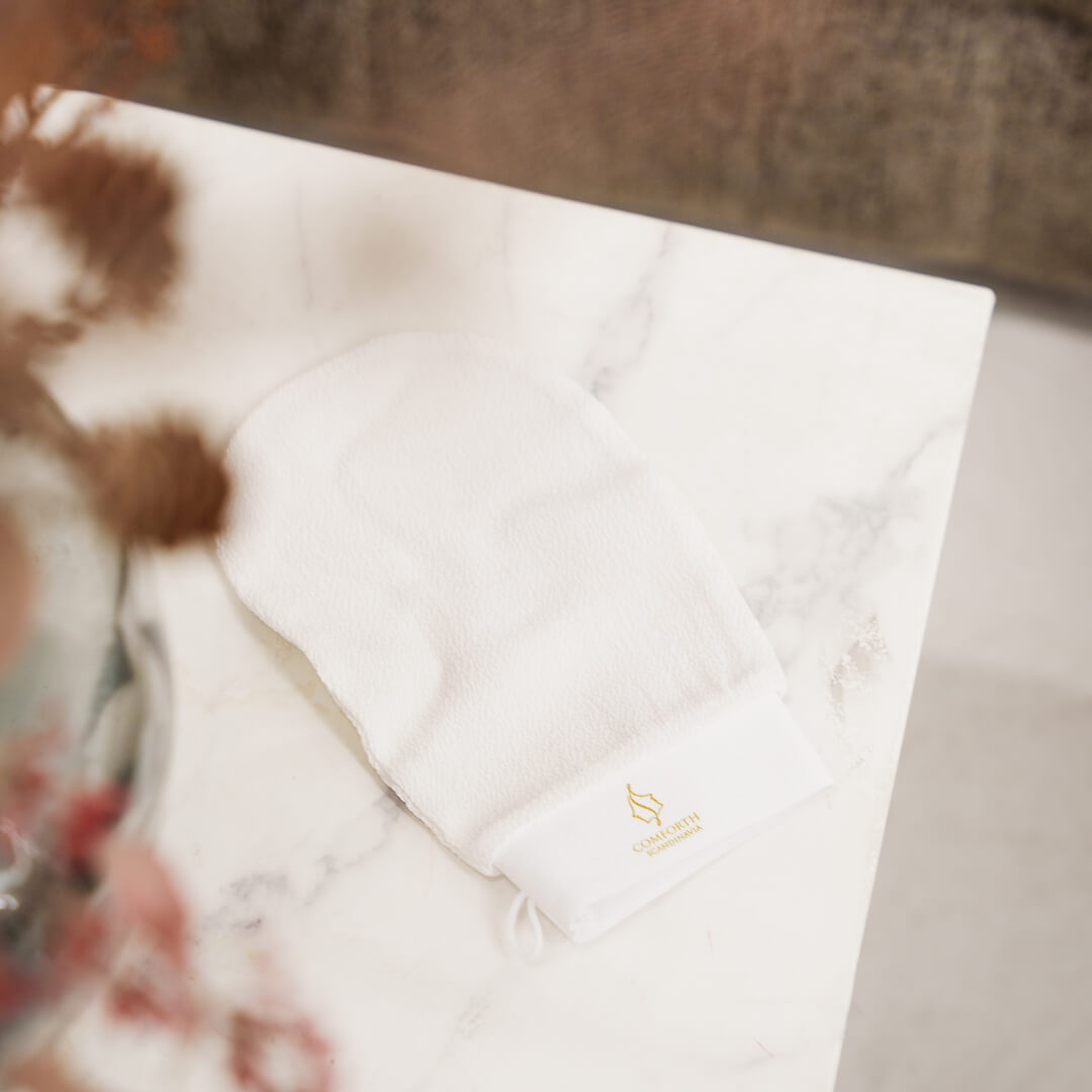 Comforth Glow Gloves - Eksfolierende Handske