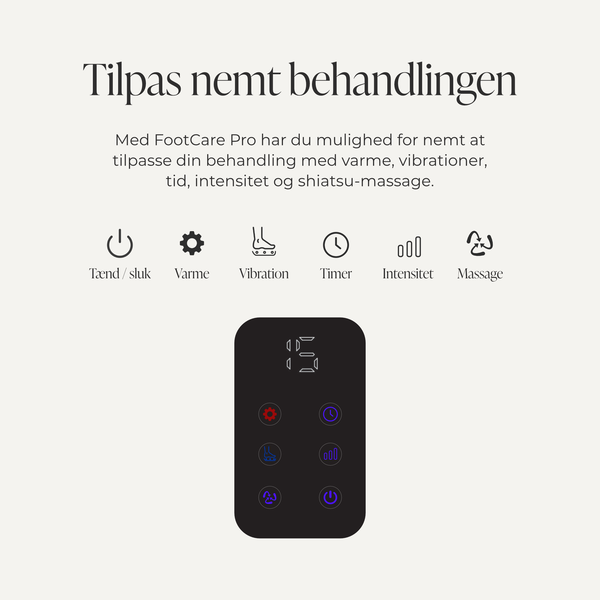 Comforth FootCare Pro 2-i-1 Læg og Fodmassage Maskine