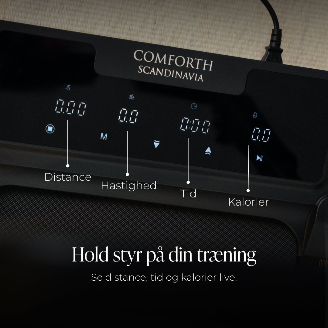 Comforth MotionPro - Udfoldeligt gå- og løbebånd til kontor og hjemmet