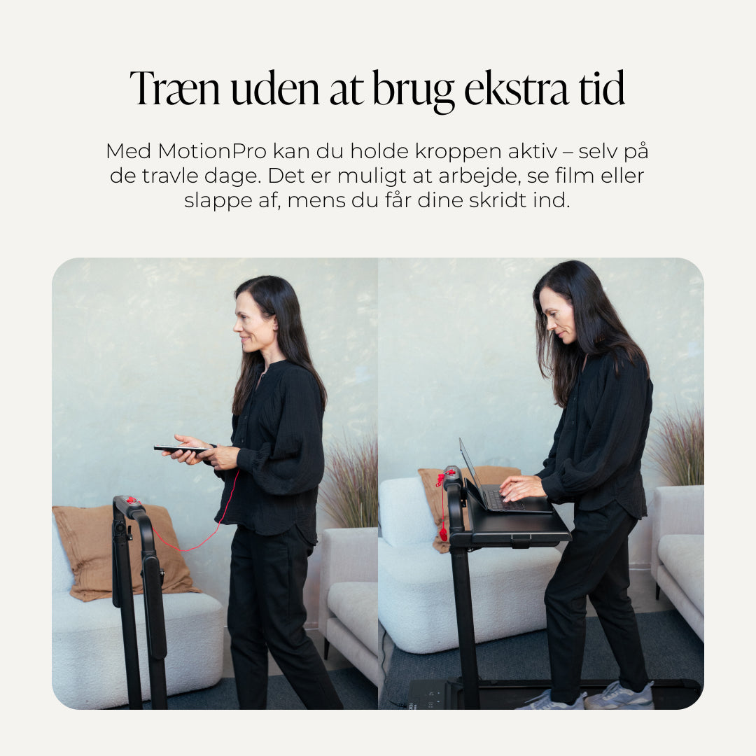 Comforth MotionPro - Udfoldeligt gå- og løbebånd til kontor og hjemmet