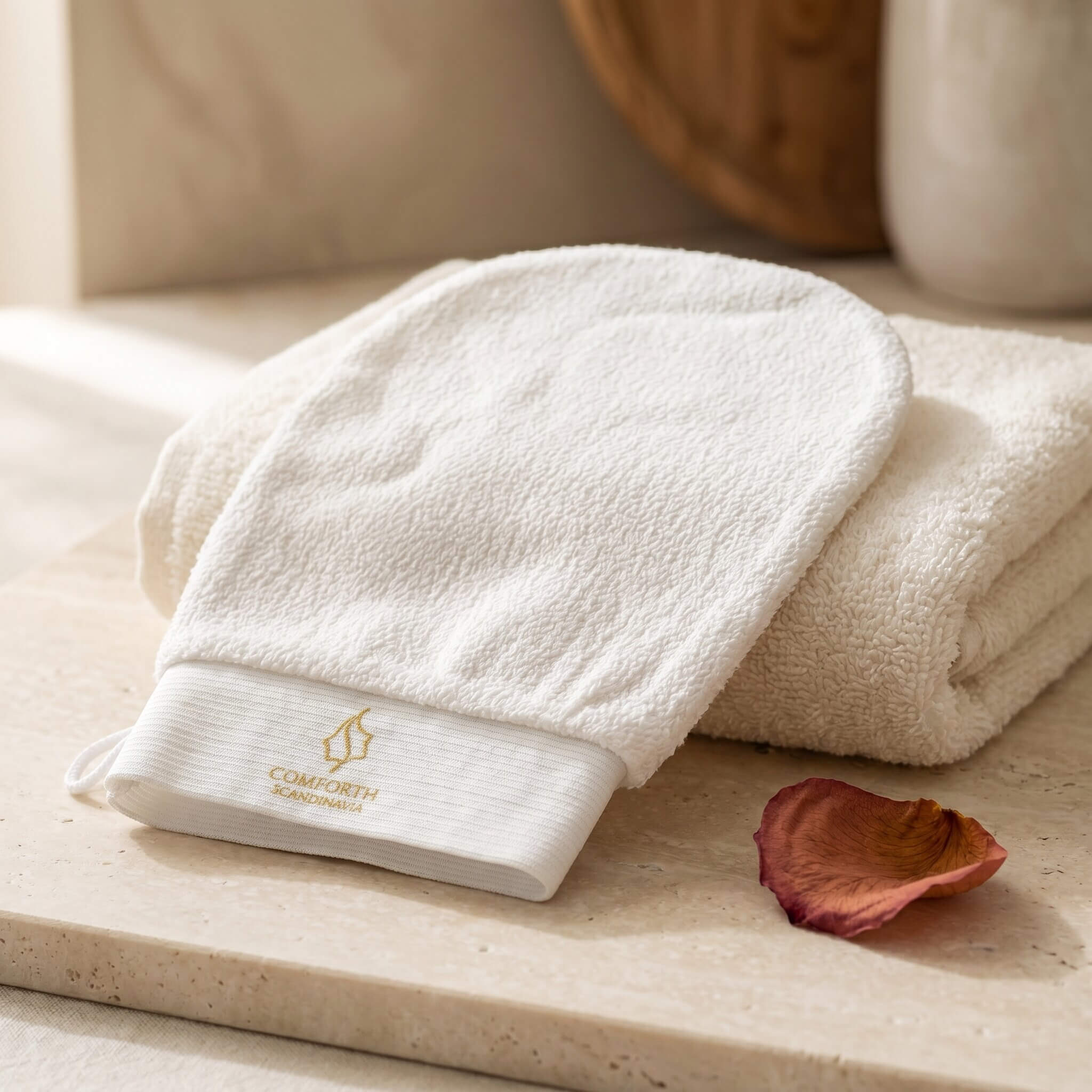Comforth Glow Gloves - Eksfolierende Handske