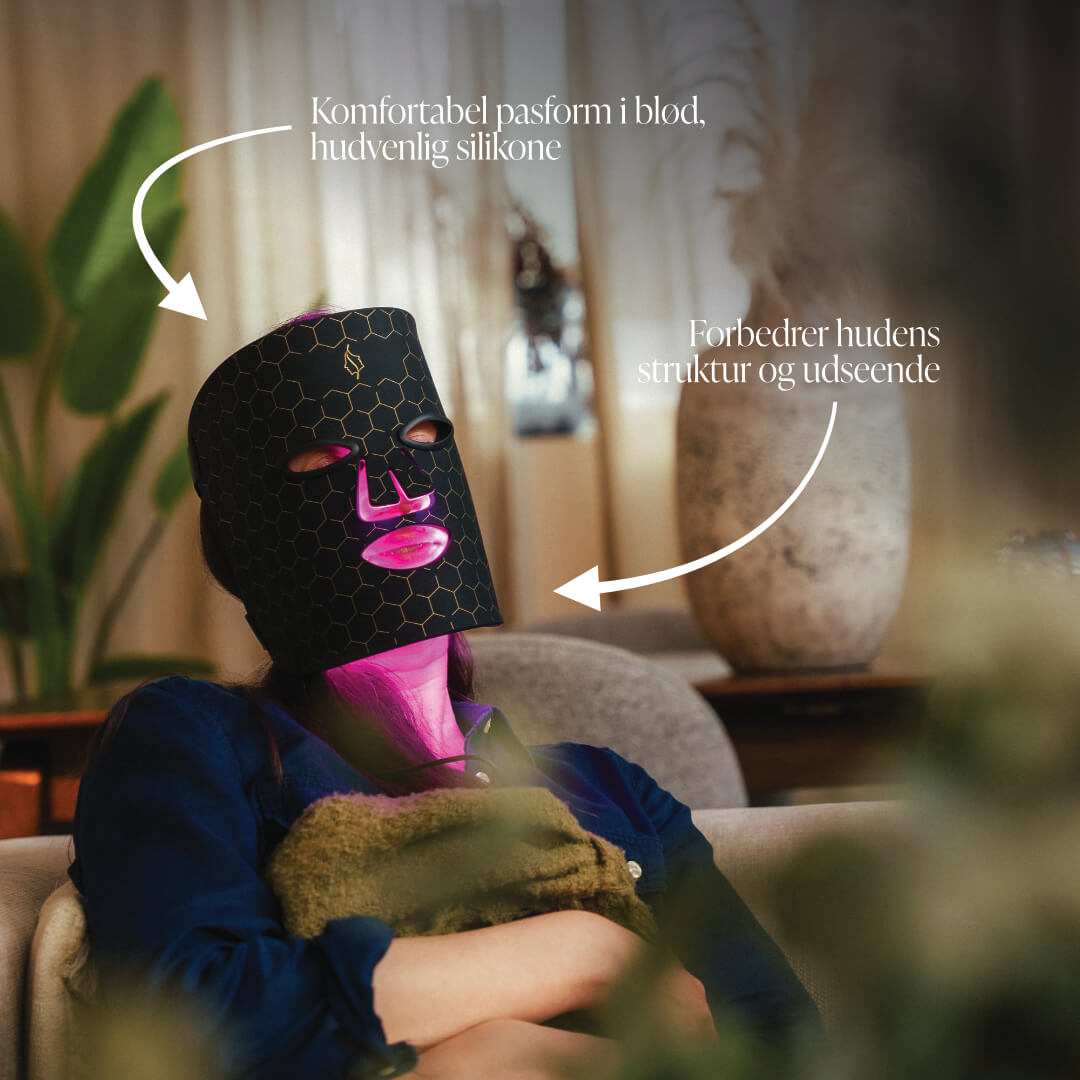 Comforth LED Mask - Kollagenstimulerende Maske m. Lysterapi
