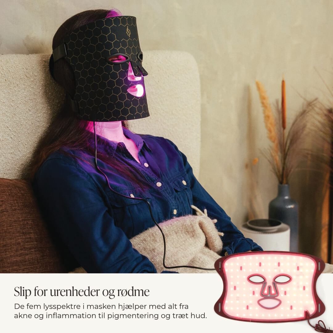 Comforth LED Mask - Kollagenstimulerende Maske m. Lysterapi