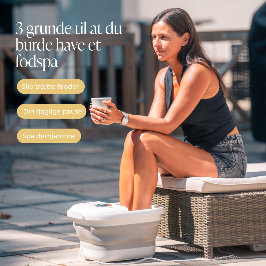 Comforth FootSpa Pro - Fodbad m. rødt lys, varme & massage