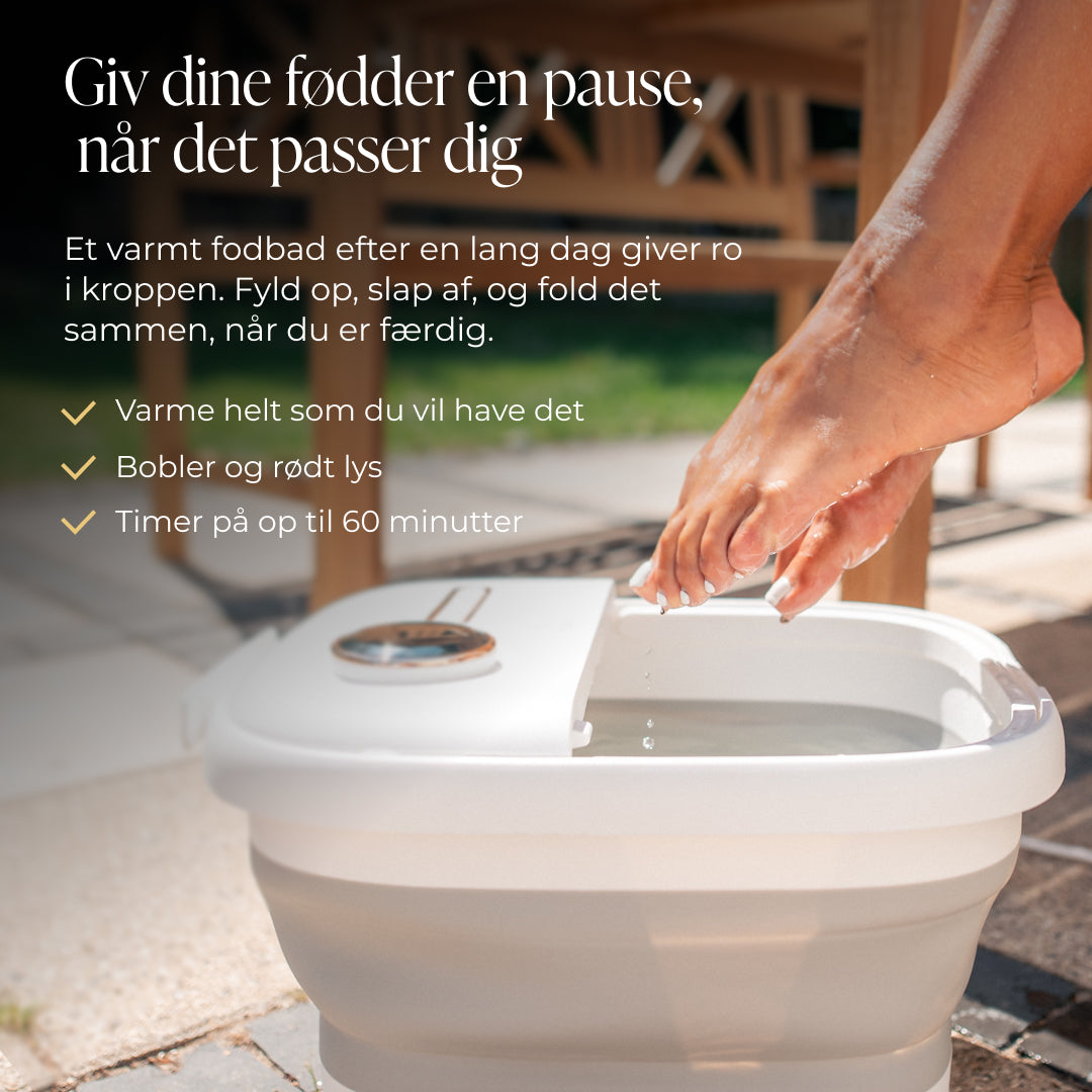 Comforth FootSpa Pro - Fodbad m. rødt lys, varme & massage